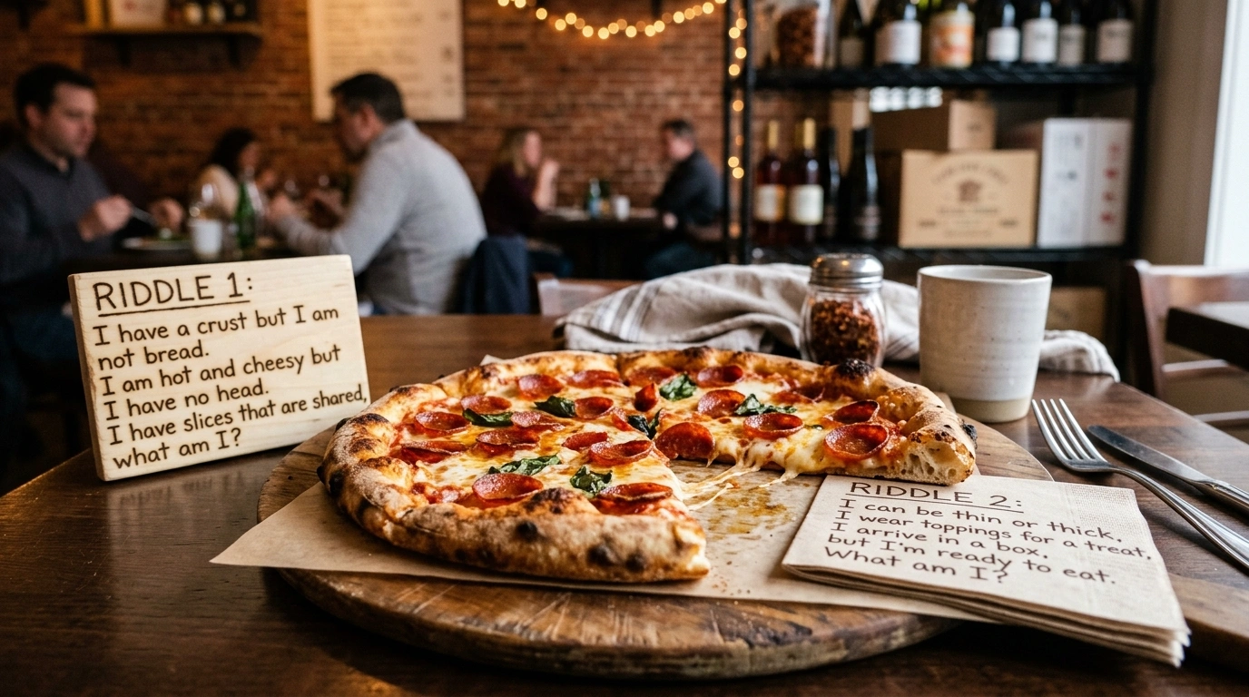 Challenging Pizza Food Riddles for Adults