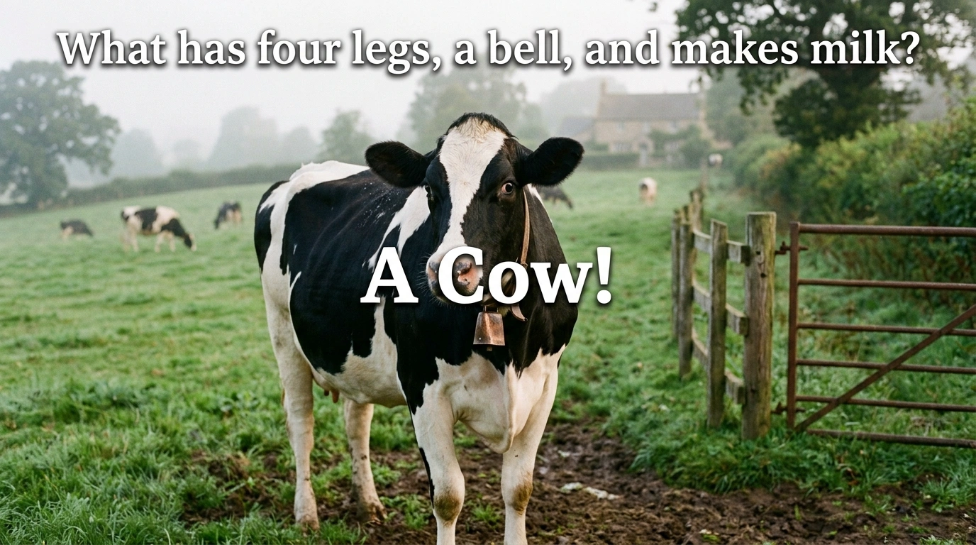 Cow Riddles About Milk and Farming