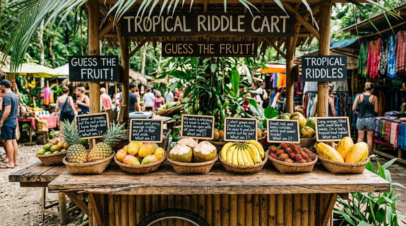 Exotic Tropical Fruit Riddles