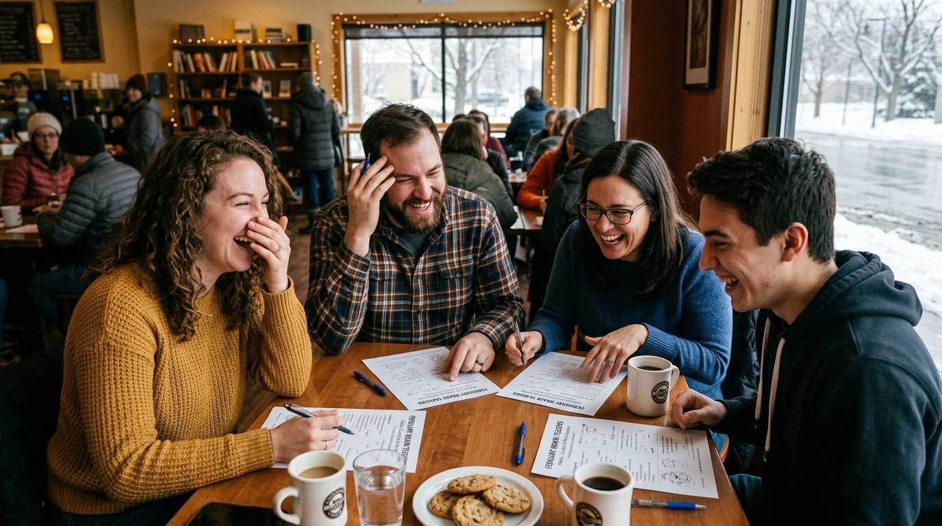February Party and Classroom Brain Teasers