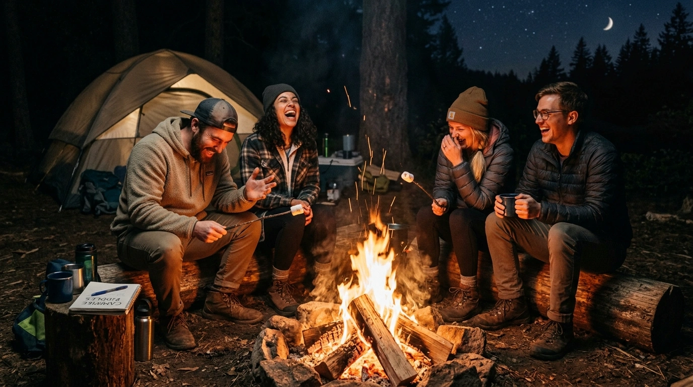 Funny Camping Fire Riddles
