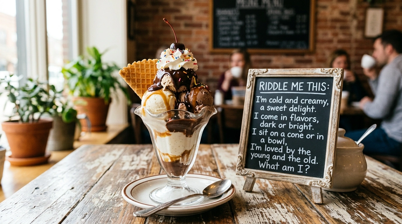 Funny Ice Cream Dessert Riddles