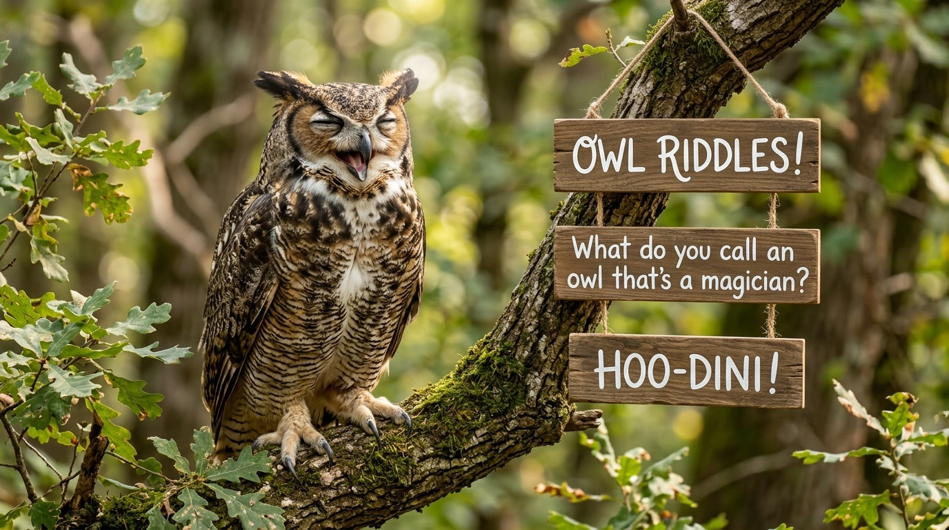 Owl Hunting Riddles