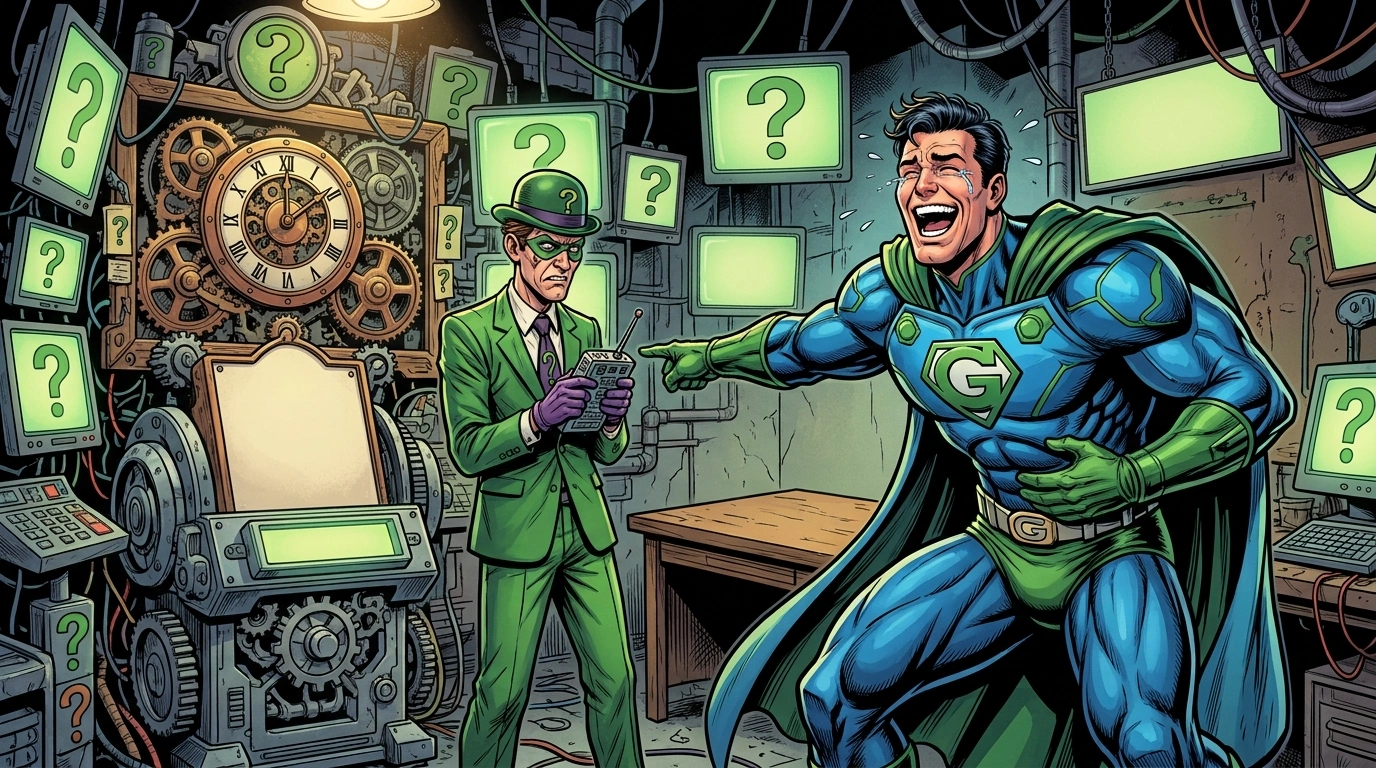 Superhero Costume and Gadget Riddles
