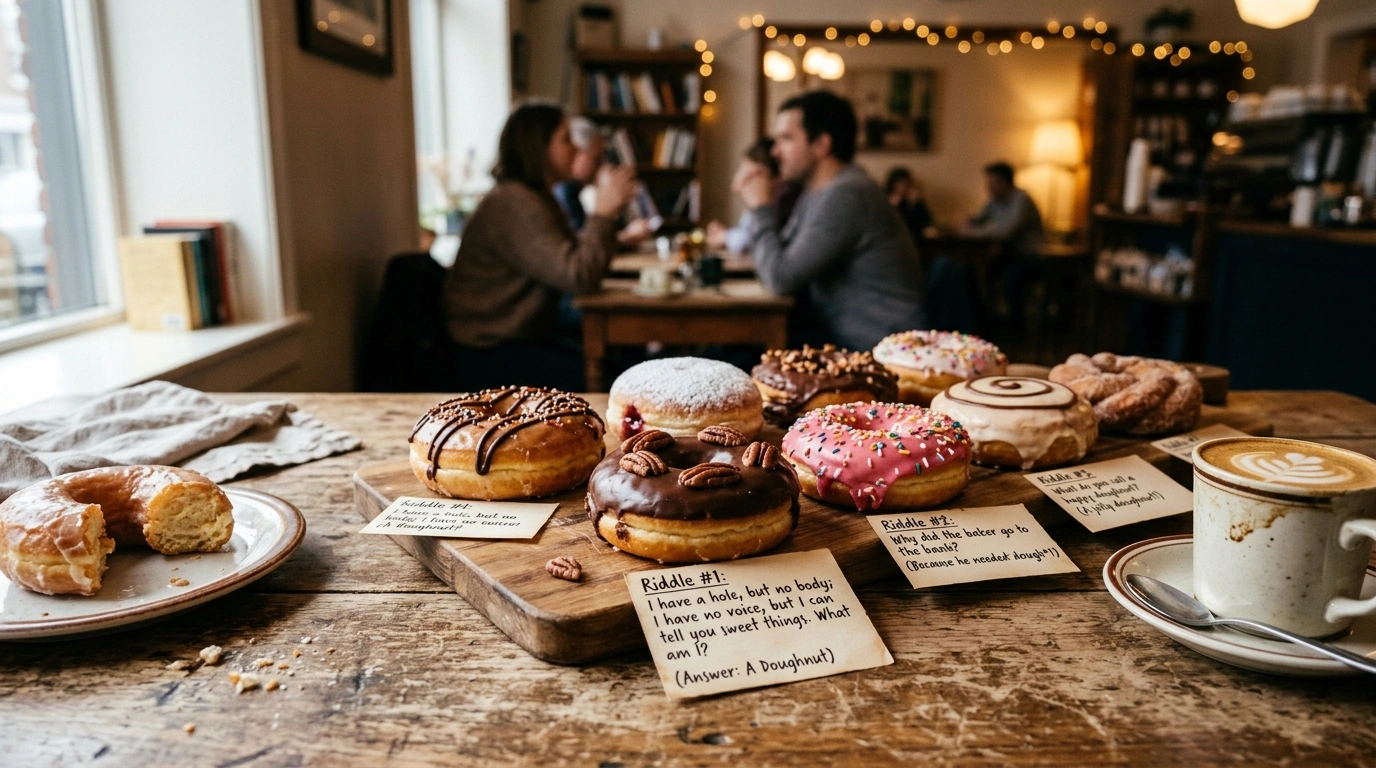 Sweet Dessert Doughnut Trivia Riddles