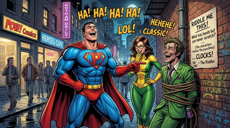 Comic Book Superhero Riddles