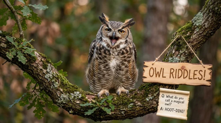 Owl Animal Riddles