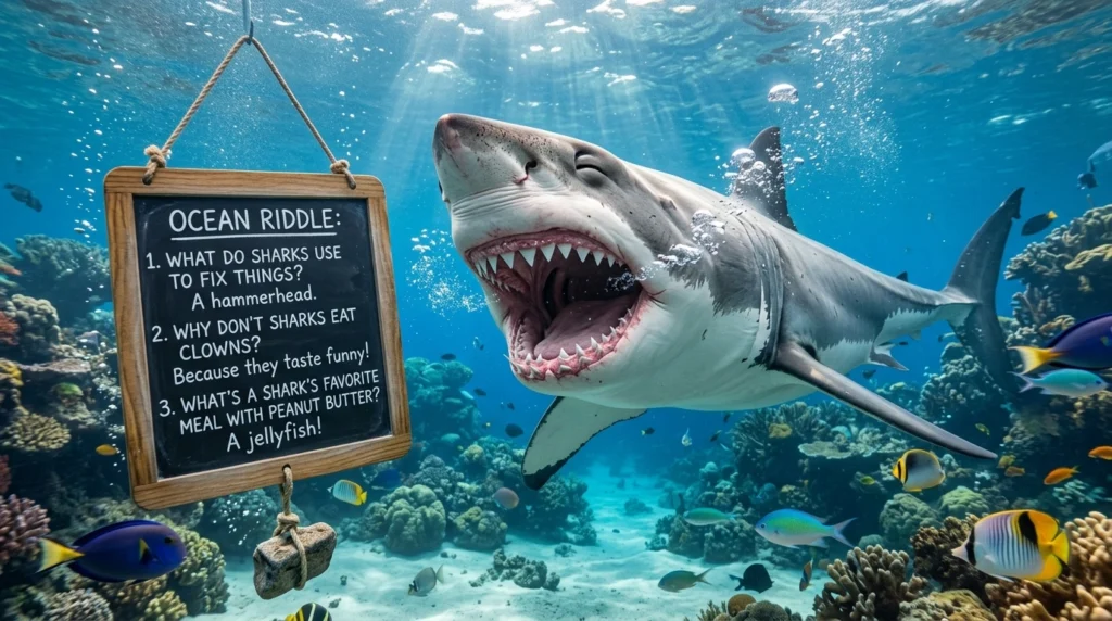 Shark Ocean Riddles