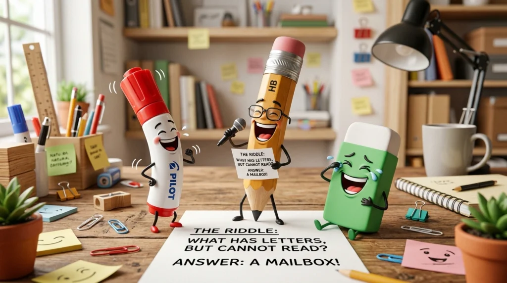 Stationery Item Riddles